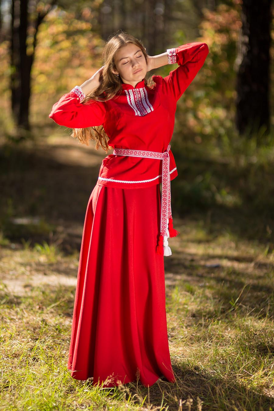 Underwear Women in Slavic costumes in Kunshan